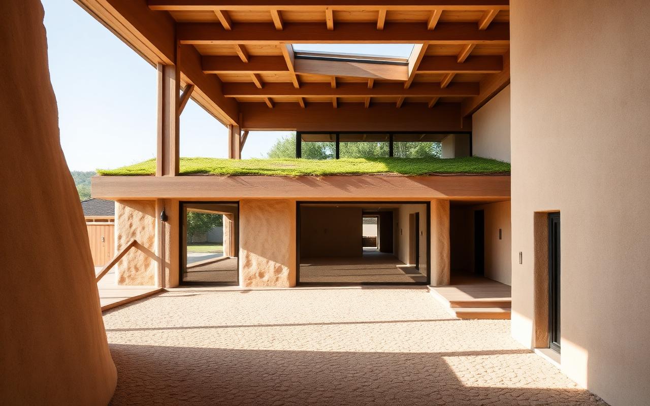Contemporary Cob House